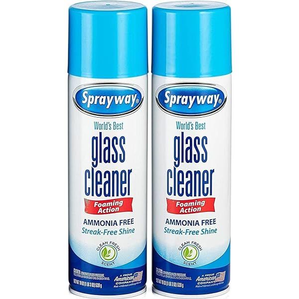 Sprayway Glass Cleaner Aerosol Spray, 19 Oz, Pack of 2 | Amazon (US)