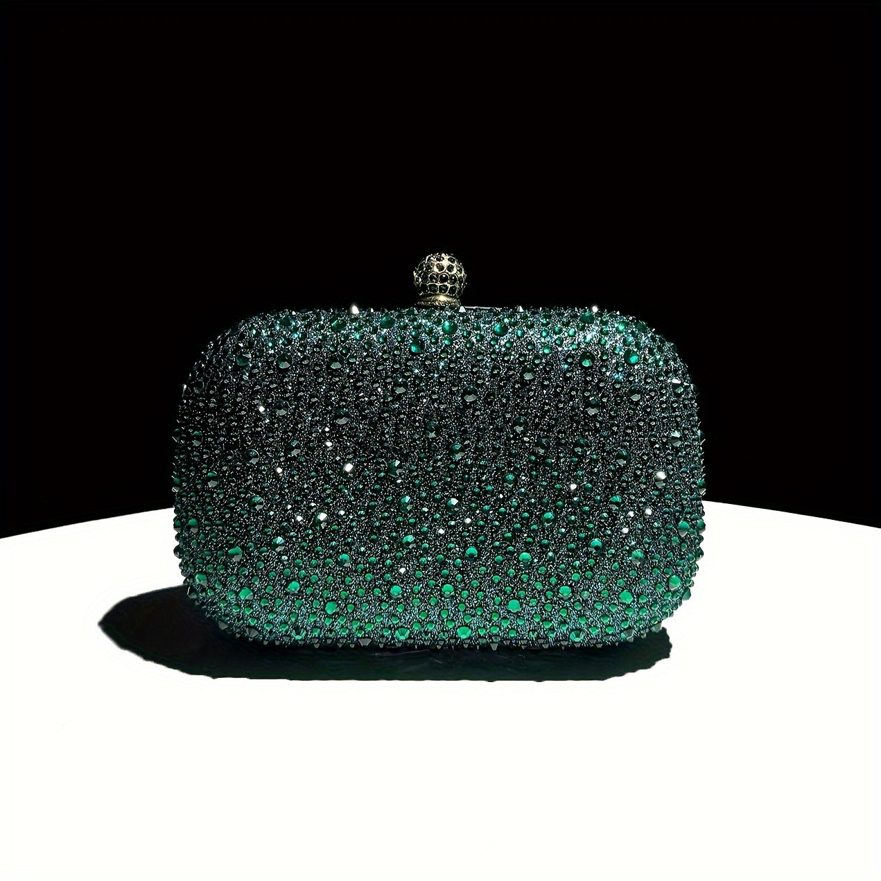 a shiny emerald green water diamond small handbag a golden - Temu Canada | Temu Affiliate Program