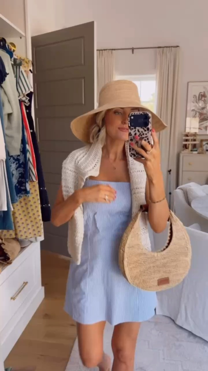 Love this dress from Abercrombie! The built in shorts are a must- this also comes in several other colors/prints! Wearing S.

Loverly Grey, Abercrombie, striped mini dress, spring dress, spring fashion, spring outfit ideas

#LTKootd #LTKSeasonal