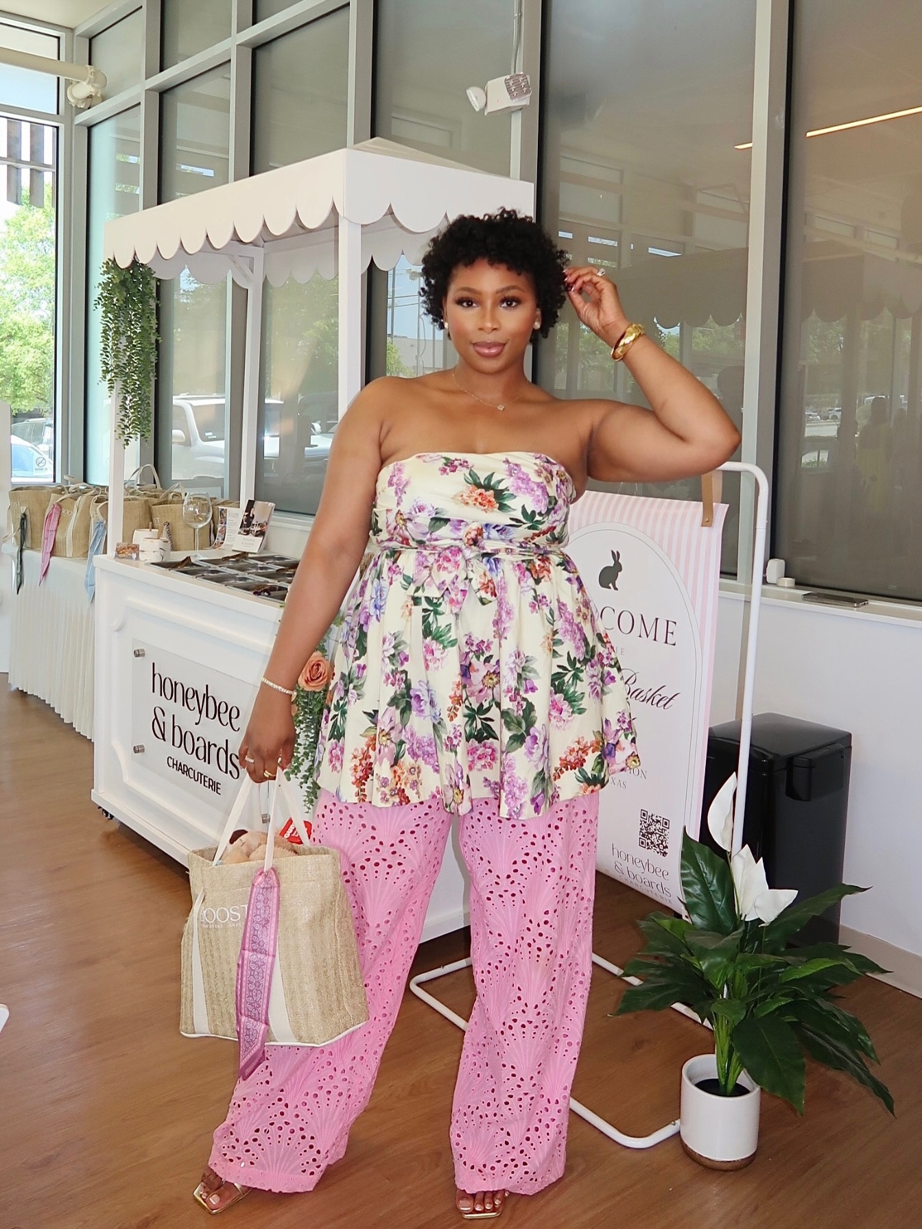 100% a spring girly. 🌸
Ya’ll see the curlsssss???? ➰🤏🏽🤭
The other day attending the Bunny Basket Bash event and I got to bring my sweet girl along for a mommy and mini date. 👯‍♀️

Thanks for having me and for putting together such a cute and curated event for the mom’s and littles @randimahomes & @boostyourbrandmarketing 🫶🏽
Outfit: 
Dress turned blouse: @jcpenney 
Pants: @shopakira 
Heels: @amazon 
Diaper bag: @gucci 

📸: @acarmanphotography
📍: @rowanclubhouse

#LTKMidsize #LTKSeasonal #LTKmomlife