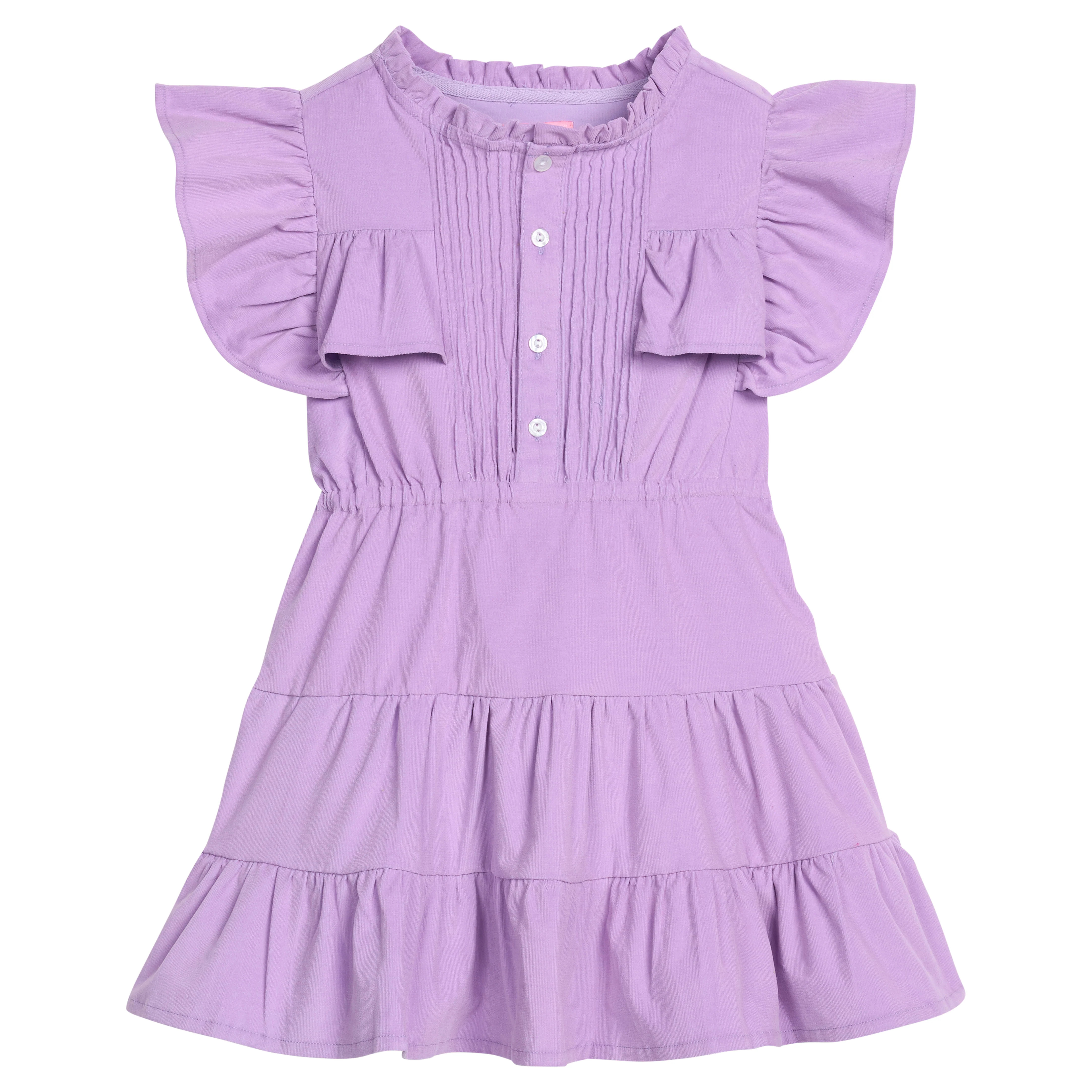 Rodeo Dress - Lavender Corduroy | BISBY Kids