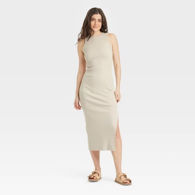 Women's Rib-Knit Maxi Bodycon Dress - Universal Thread™ | Target
