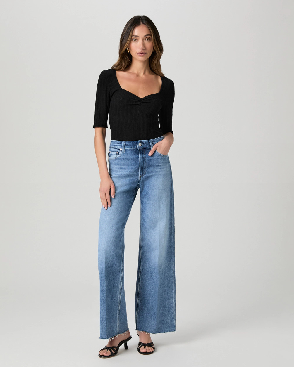 Anessa 31" Wide Leg Jean | Paige