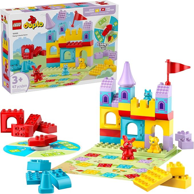 LEGO DUPLO Hopsy’s Castle Game Building Toy for Pretend Play - Learning & Education Play Set fo... | Amazon (US)
