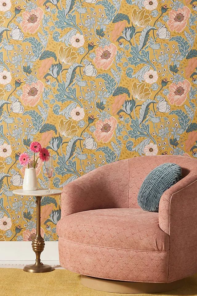 Anemone Wallpaper | Anthropologie (US)