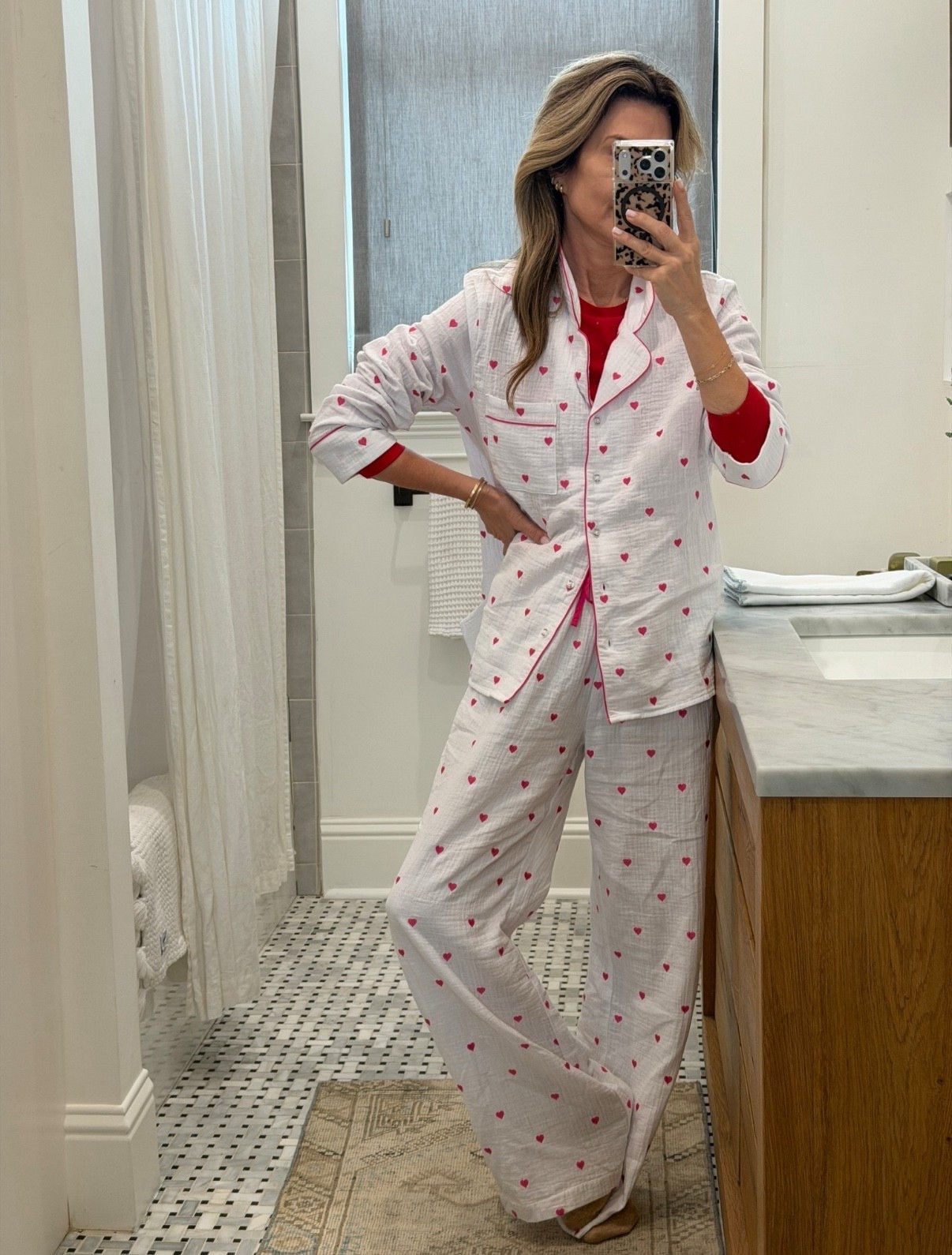 -Splendid cotton gauze heart set! So cute! 
-layering top sz M 

#LTKValentine #LTKOver40 #LTKSeasonal