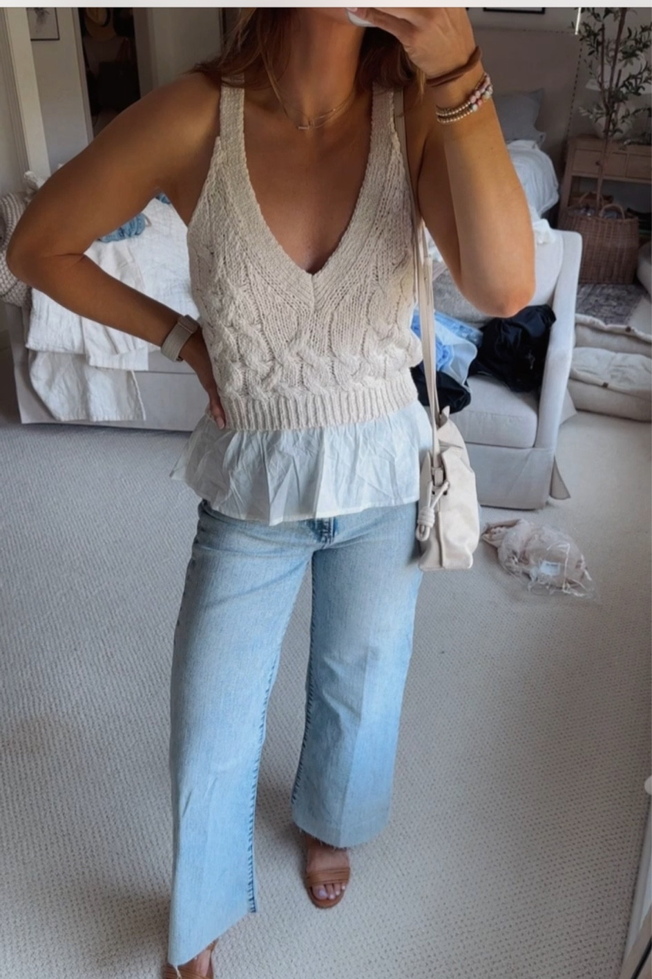 Here for all the sweater tanks. This one from Anthropologie does not disappoint. Wearing an XS. 

#LTKunder100 #LTKxNSale #LTKsalealert