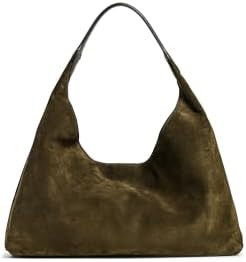 Madewell Women's The Mylie Shoulder Bag in Italian Suede | Amazon (US)