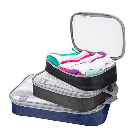 Travelon Set of 3 Lightweight Packing Organizers, One Size, Multiple Colors | JCPenney