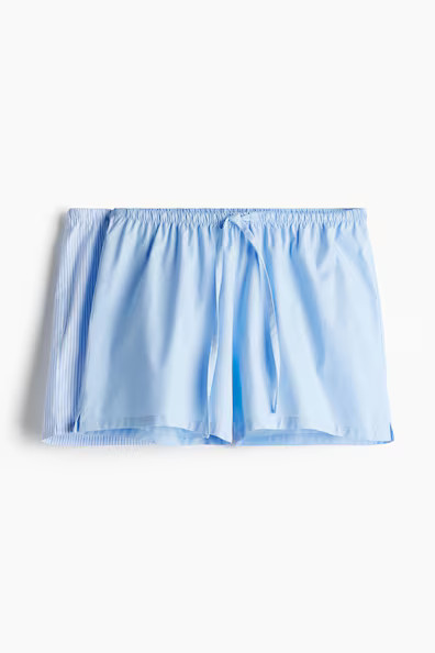 H & M - 2-Pack Pajama Shorts - Blue | H&M (US + CA)