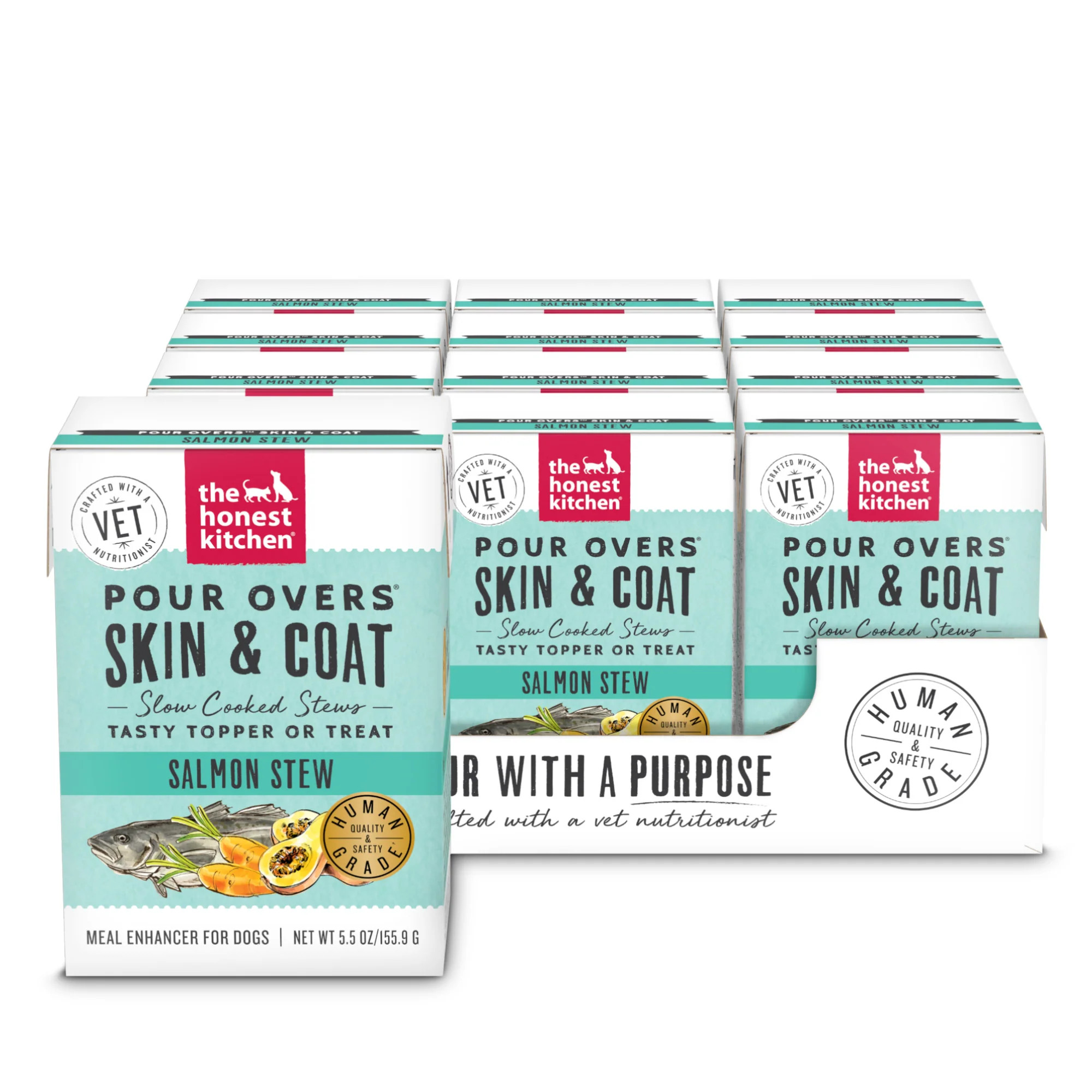 Functional Pour Overs: Skin & Coat - Salmon Stew | The Honest Kitchen