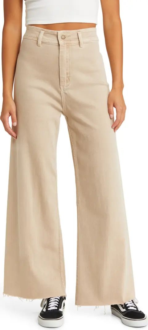 Holiday High Waist Wide Leg Jeans | Nordstrom