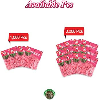 Rubber Bands 1000 Pcs Mini Size No Break & Damage Stretchy Elastic Premium Quality Made in Vietna... | Amazon (US)