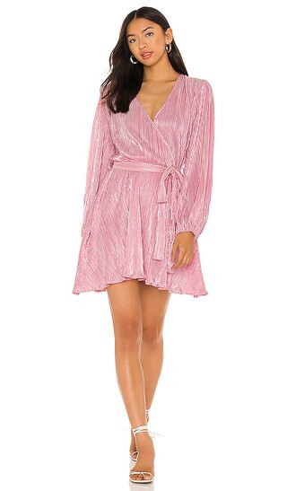 Bellissa Pleat Dress | Revolve Clothing (Global)
