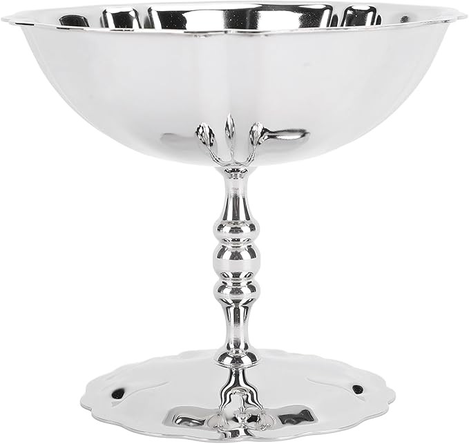 Buachois Ice Cream Cup,Stainless Steel Dessert Serving Bowls Tall Footed Dessert Cups for Home Pa... | Amazon (US)