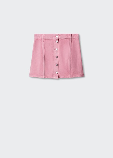 Minigonna denim bottoni -  Donna | Mango Italia | Mango IT