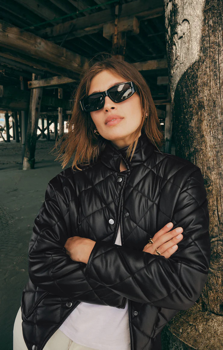 Heritage Quilted Faux Leather Jacket | Z Supply