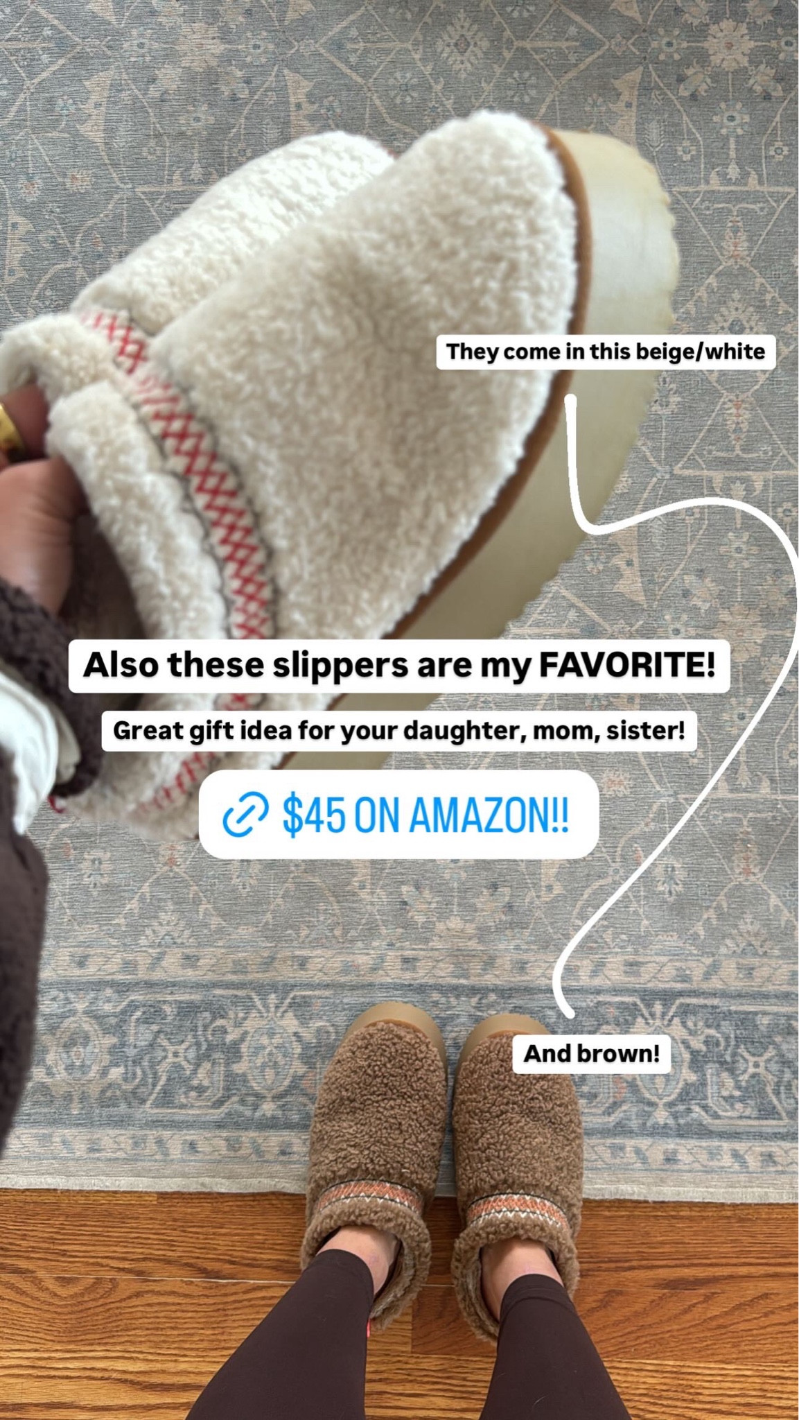 Favorite cozy slippers!!!! 

#LTKFindsUnder50 #LTKGiftGuide #LTKCyberWeek