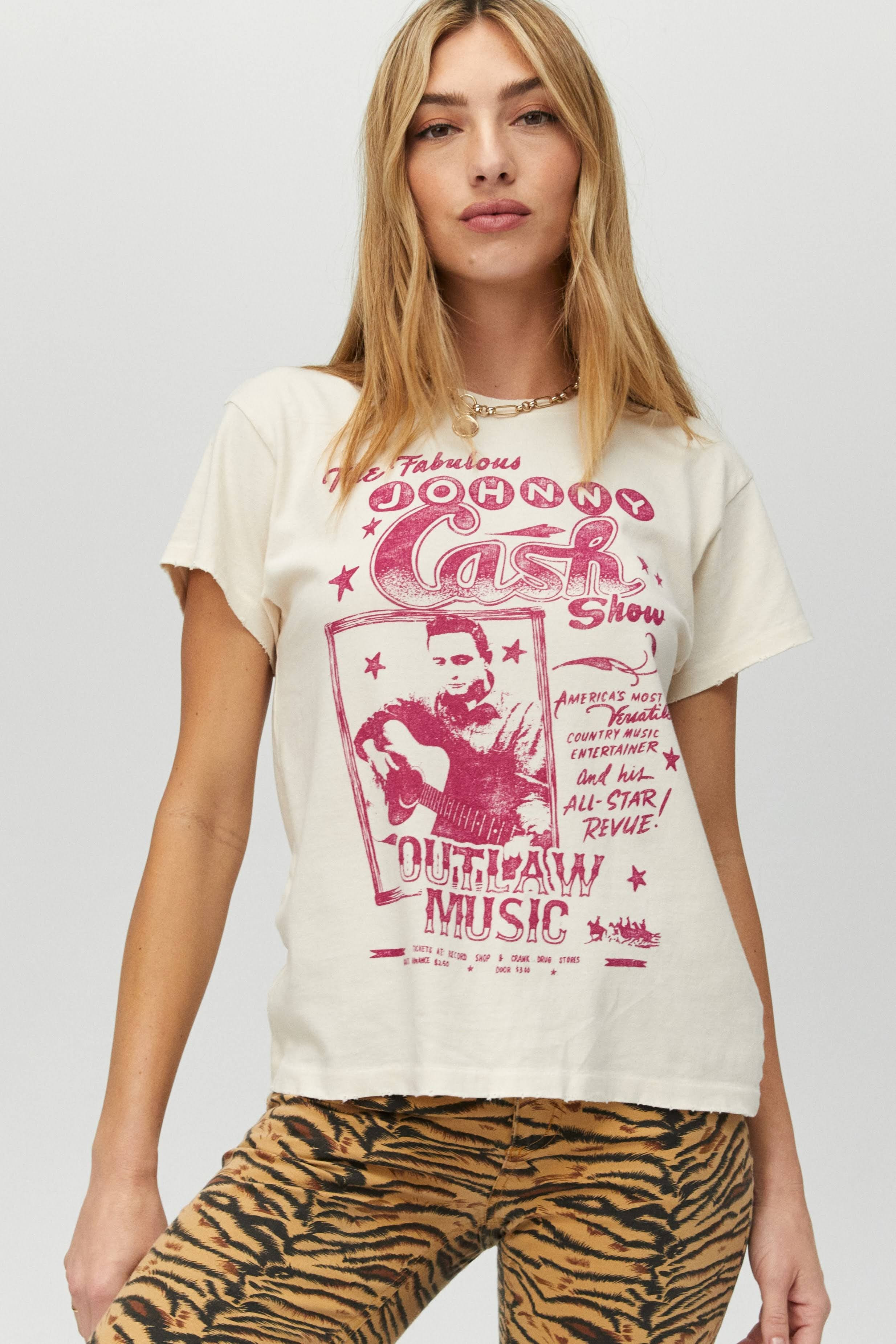 Johnny Cash Outlaw Music Tour Tee | Daydreamer