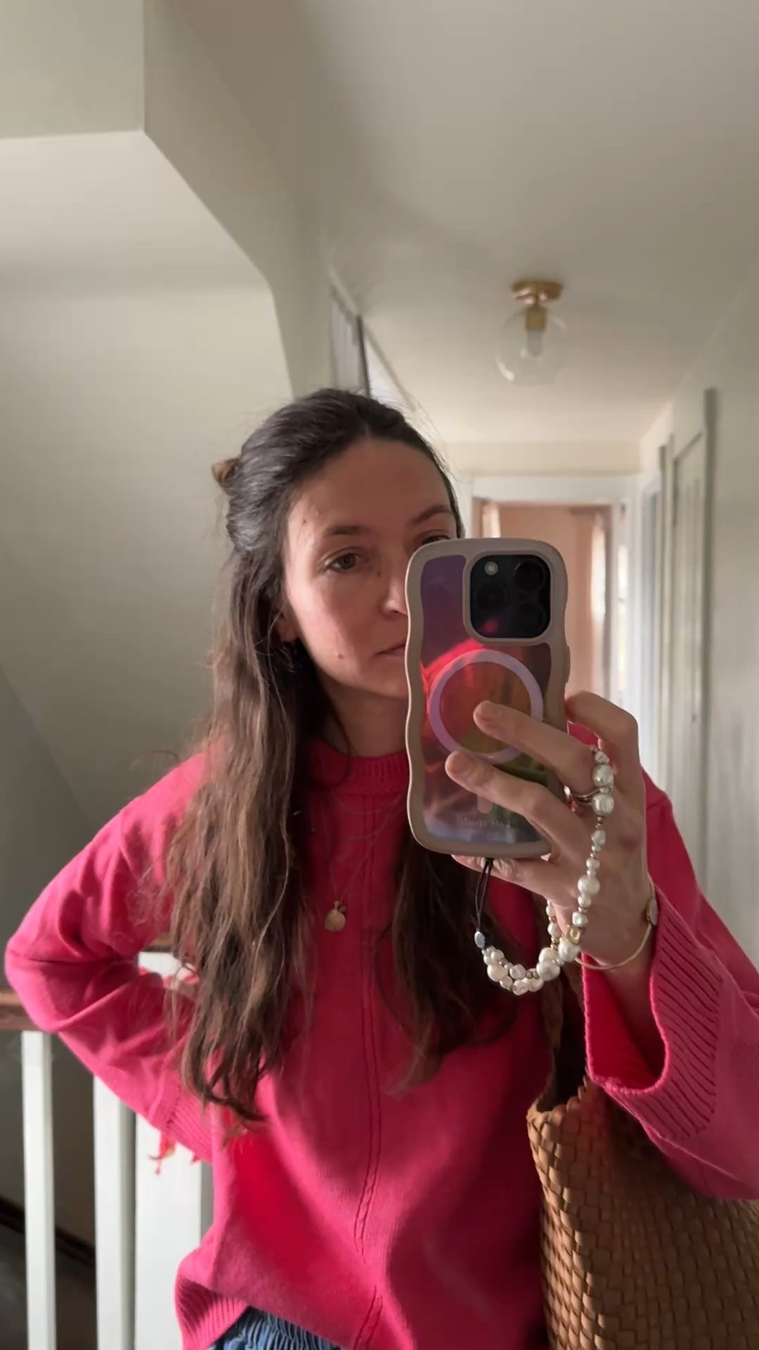 Love a pop of pink (also, these drawstring pants!) 🩷 I got a much needed haircut this week & I feel so much lighter! I love my long hair but it feels so much better when it’s a more manageable length! 

#LTKootd #LTKselfcare #LTKgrwm