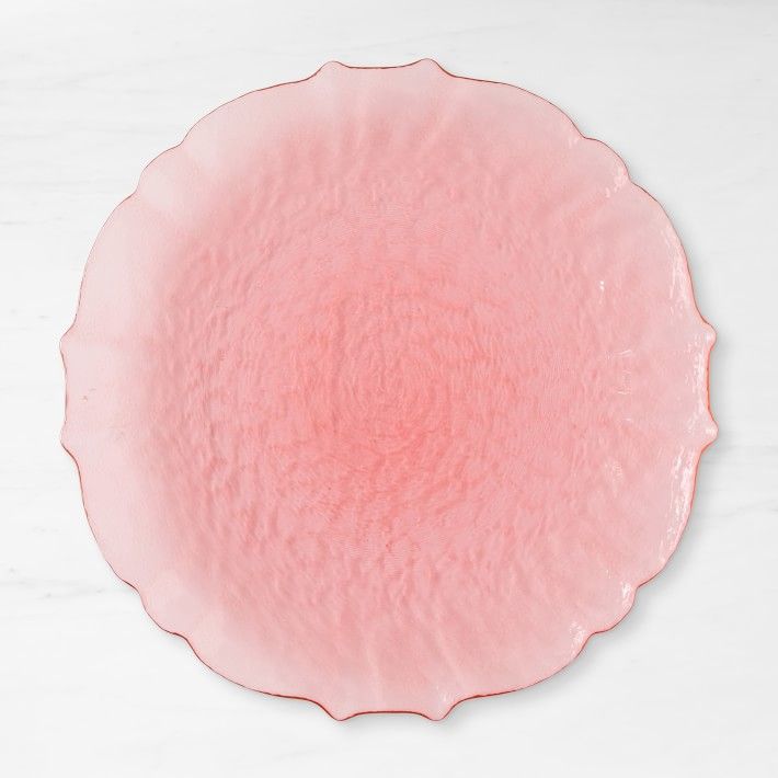 Scallop Glass Charger | Williams-Sonoma