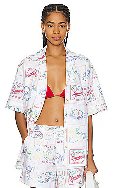 Damson Madder Bon Appetito Shirt in Multi from Revolve.com | Revolve Clothing (Global)