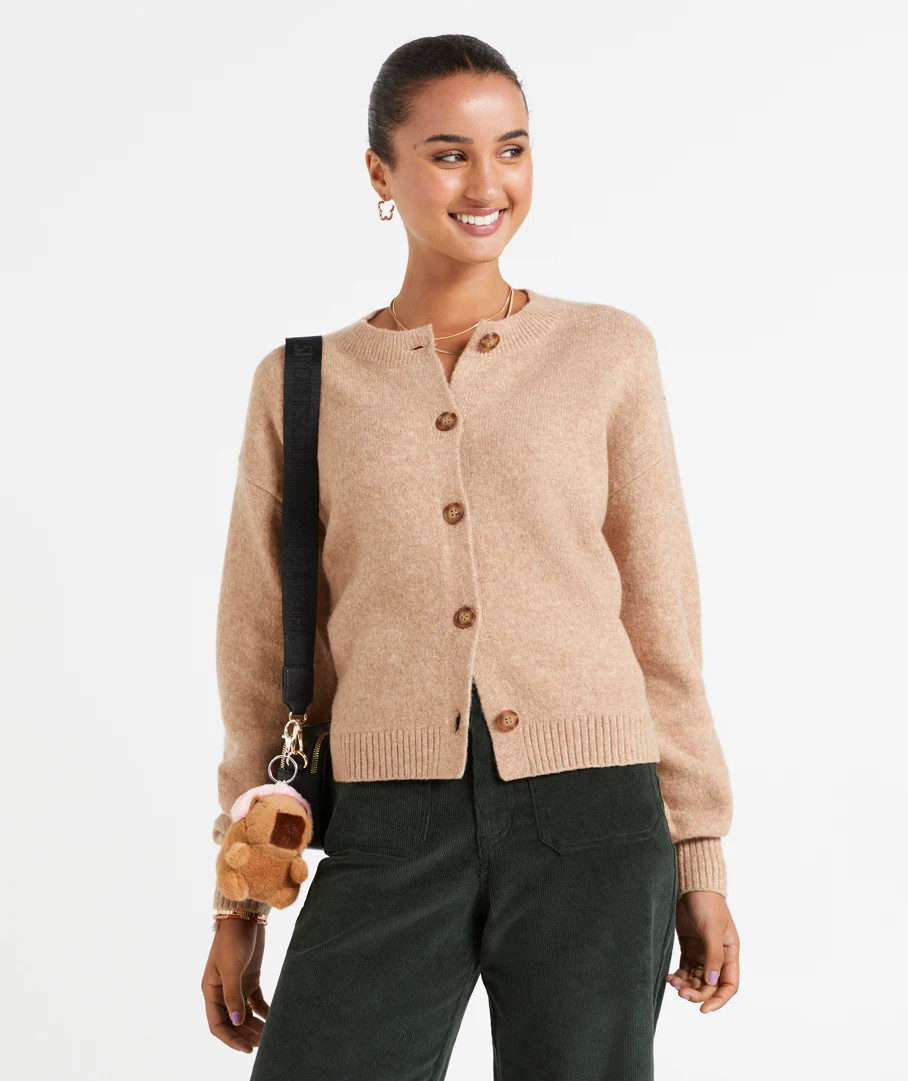 ADDISON CREW NECK CARDIGAN | Sportsgirl