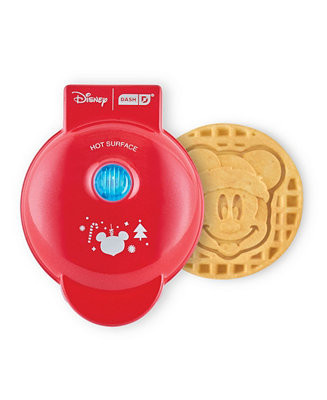 Disney | Dash Mickey Mouse Santa Mini Waffle Maker | Macy's