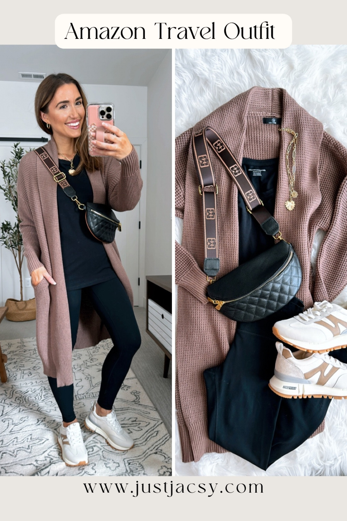 Amazon Travel Outfit featuring the only cardigan you need this Fall! Soo soft and cozy!
Wearing S in khaki - it’s on major Sale right now too!!


Airport outfit, comfy outfit, casual outfit, fall outfits, mom outfit #LTKBacktoSchool 

#LTKTravel #LTKCyberWeek #LTKSaleAlert