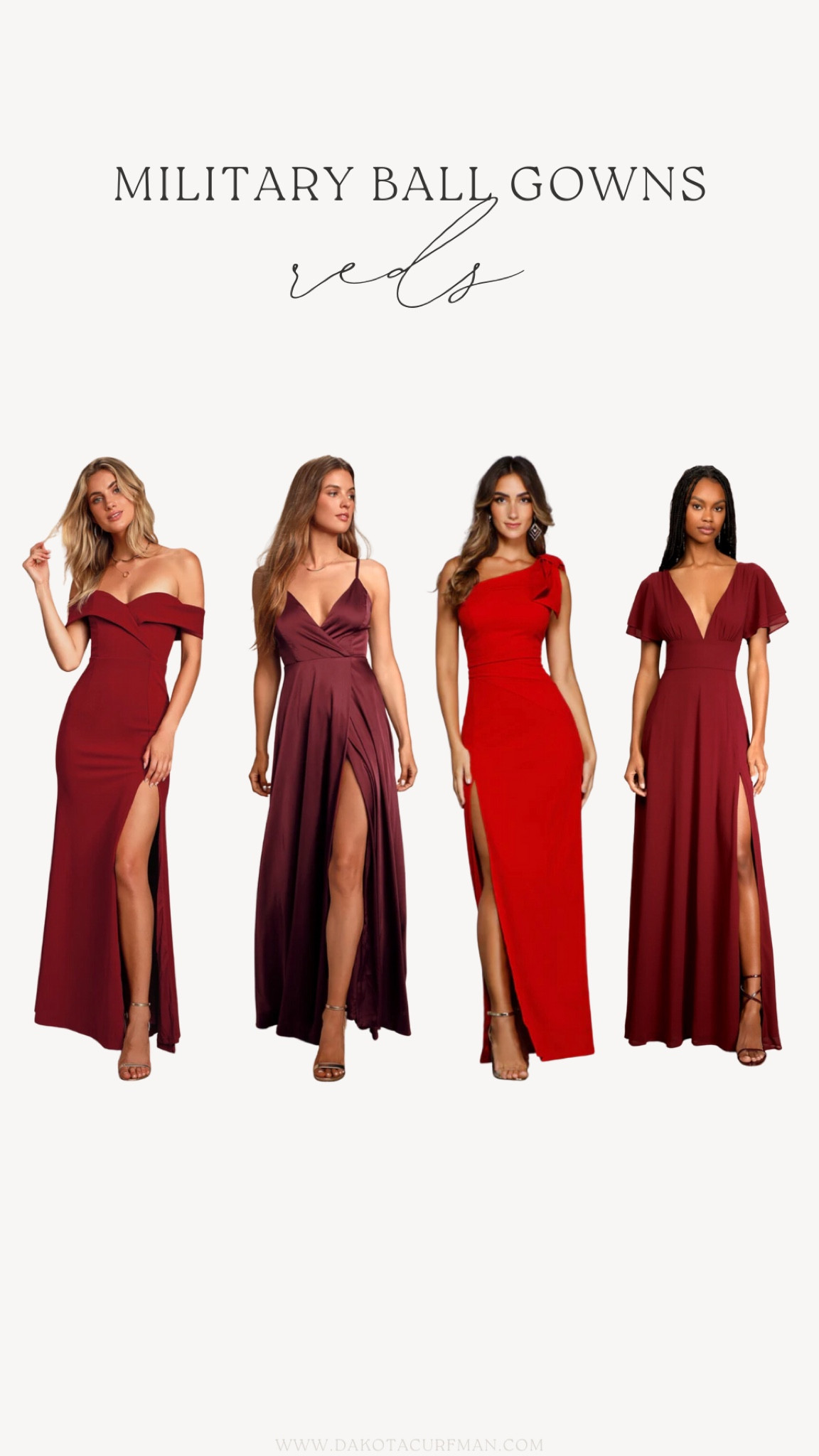 Well it’s that time of year again! Military ball season is upon us and I threw together some of my favorite red options! 

#LTKparties #LTKSeasonal