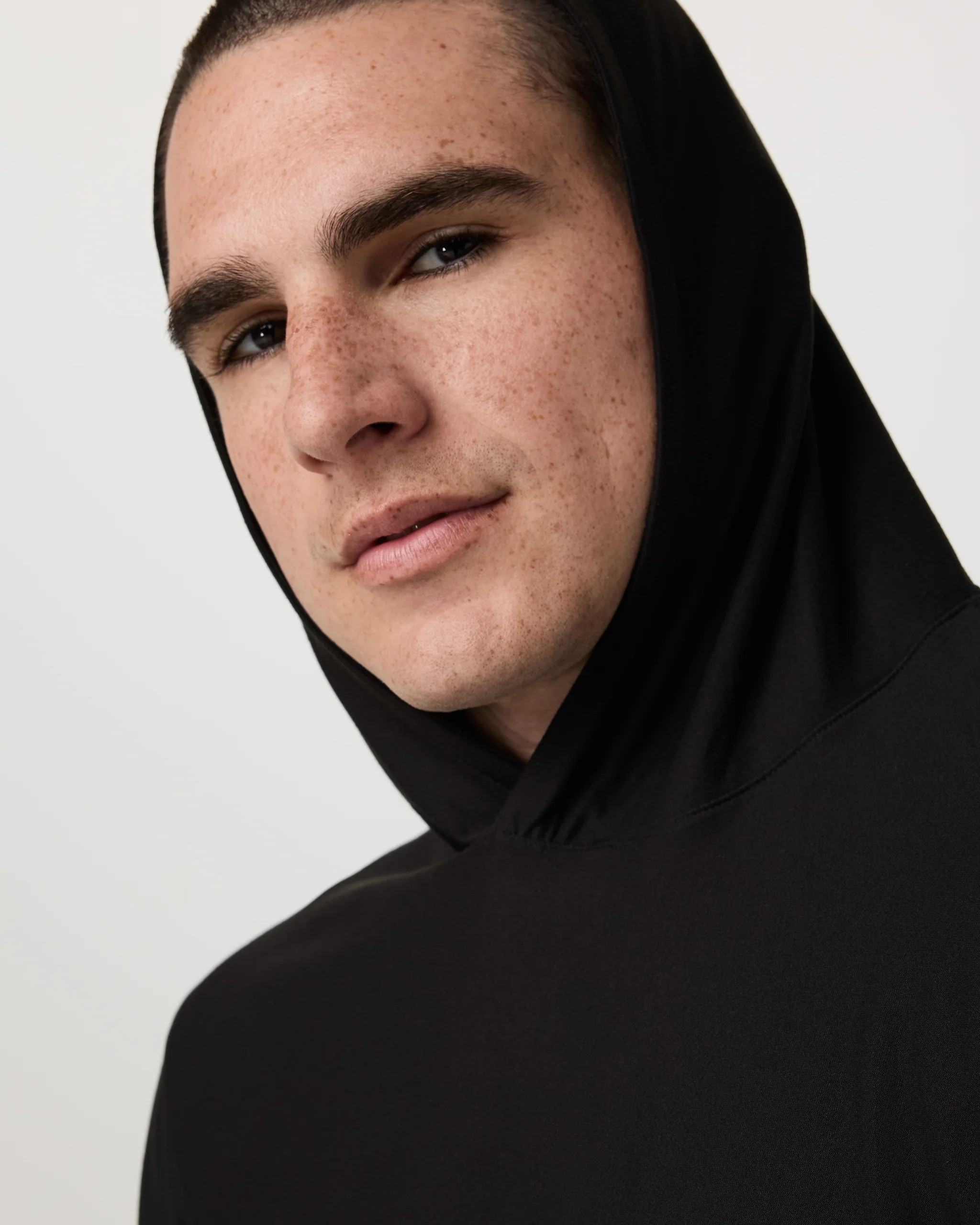 Strato Tech Hoodie | Men's Black Long Sleeve Hoodie | Vuori | Vuori Clothing (US & Canada)