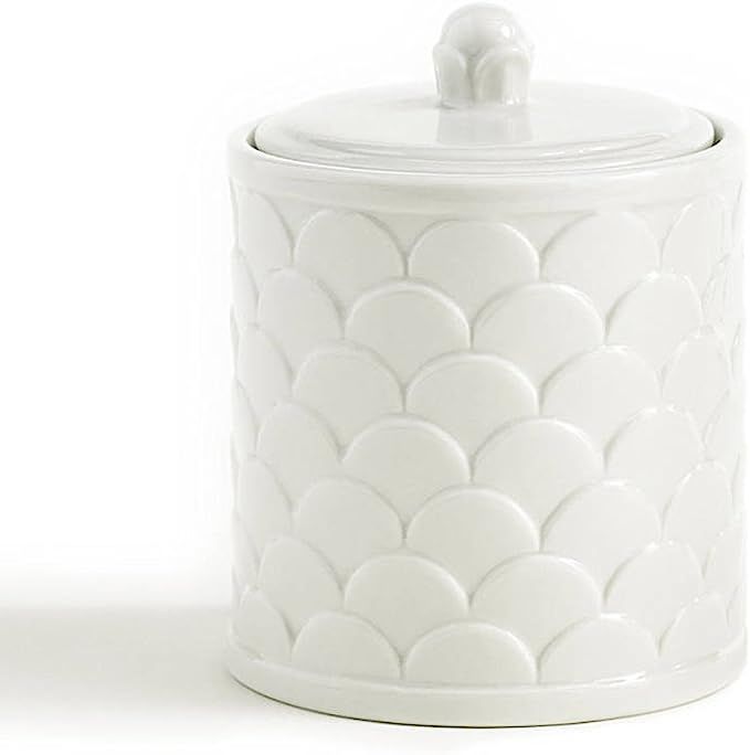Kassatex Cotton Jar, Scala Bath Accessories | Embossed Porcelain | Amazon (US)