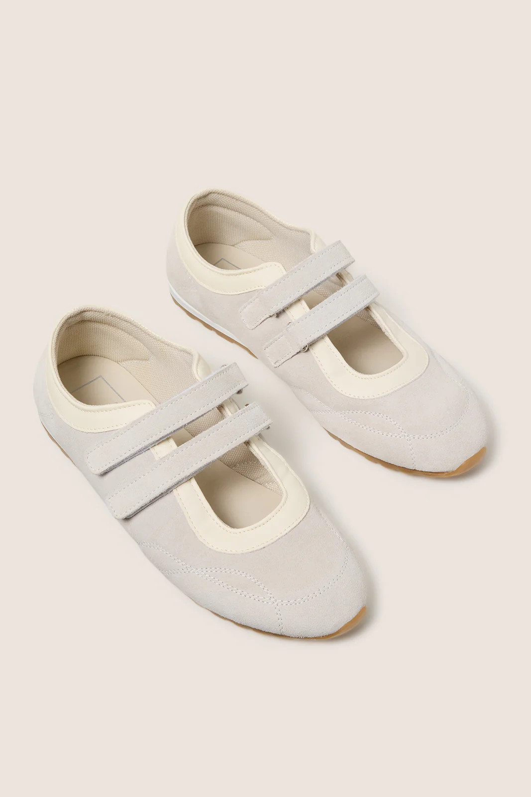 DOLCE VITA Women's Swan Sneakersina, Size 10, Taupe/Grey White | Evereve