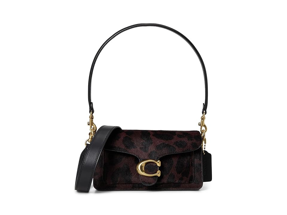 COACH Tabby Shoulder Bag 20 In Haircalf With Leopard Print Shoulder Women's Handbags Dark Leopard, Leather | Zappos