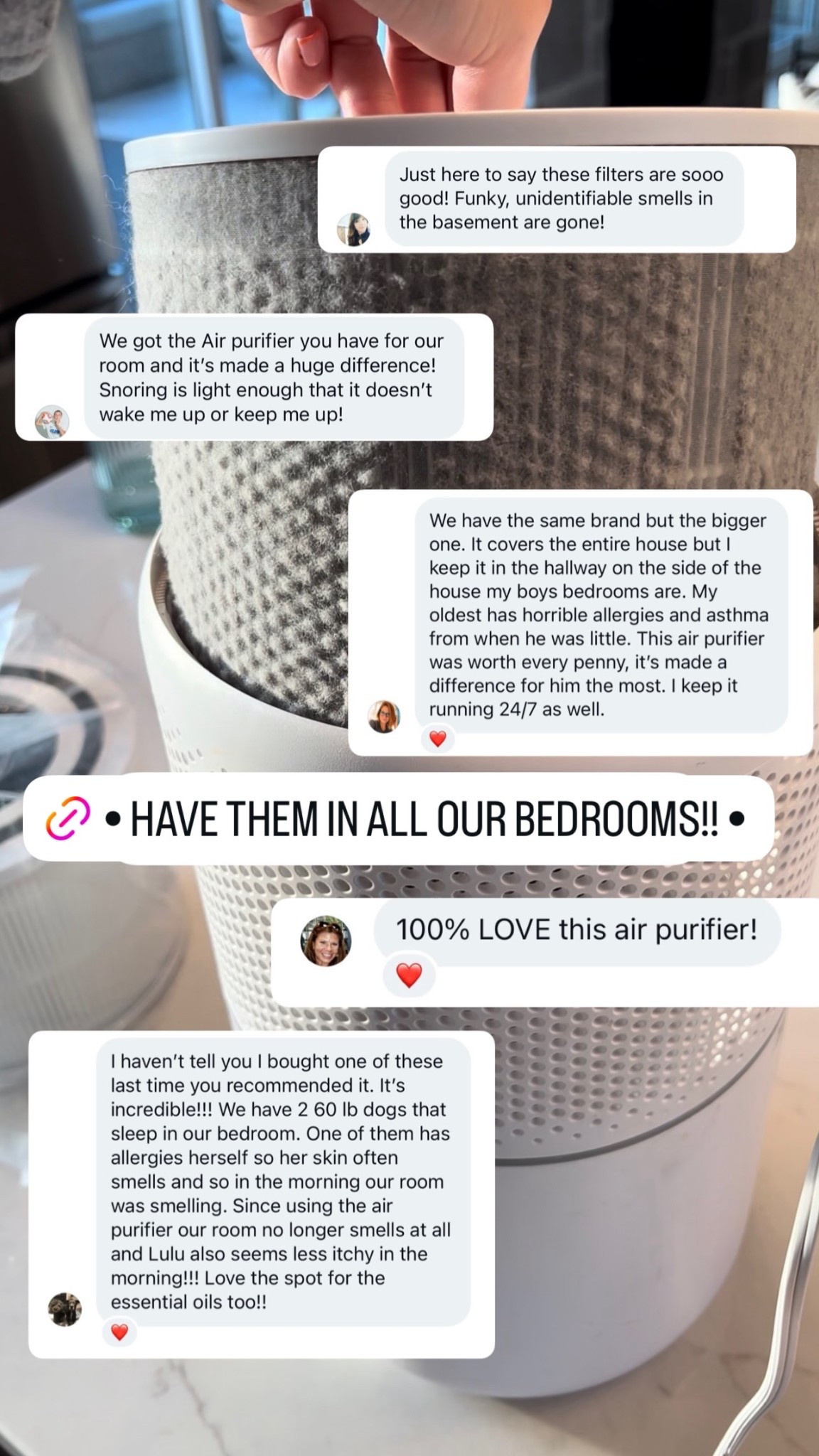 Amazon air purifiers! We have them in all our bedrooms!

#LTKmomlife #LTKHome