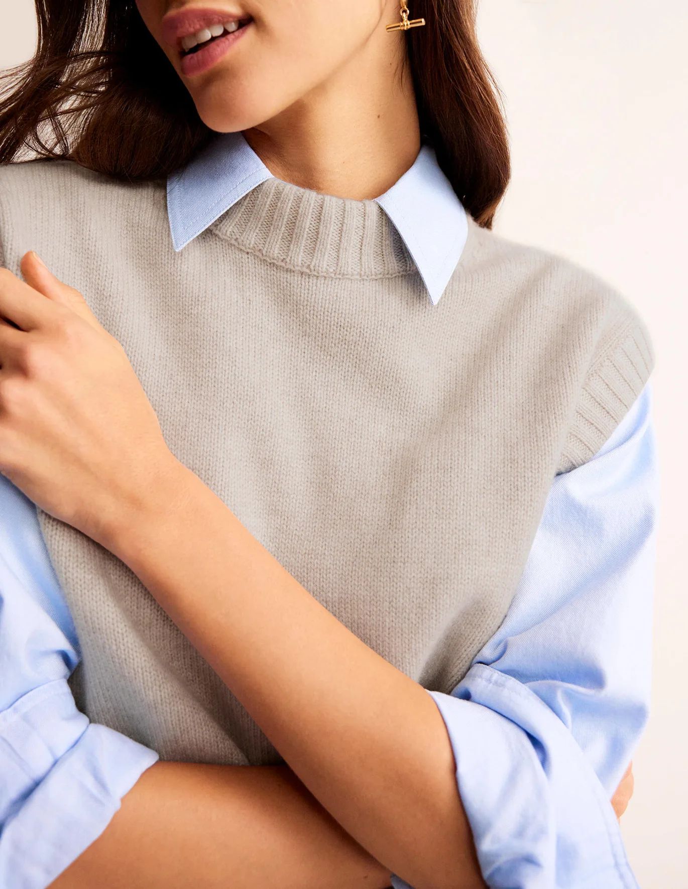 Chunky Cashmere Sweater Vest | Boden (US)