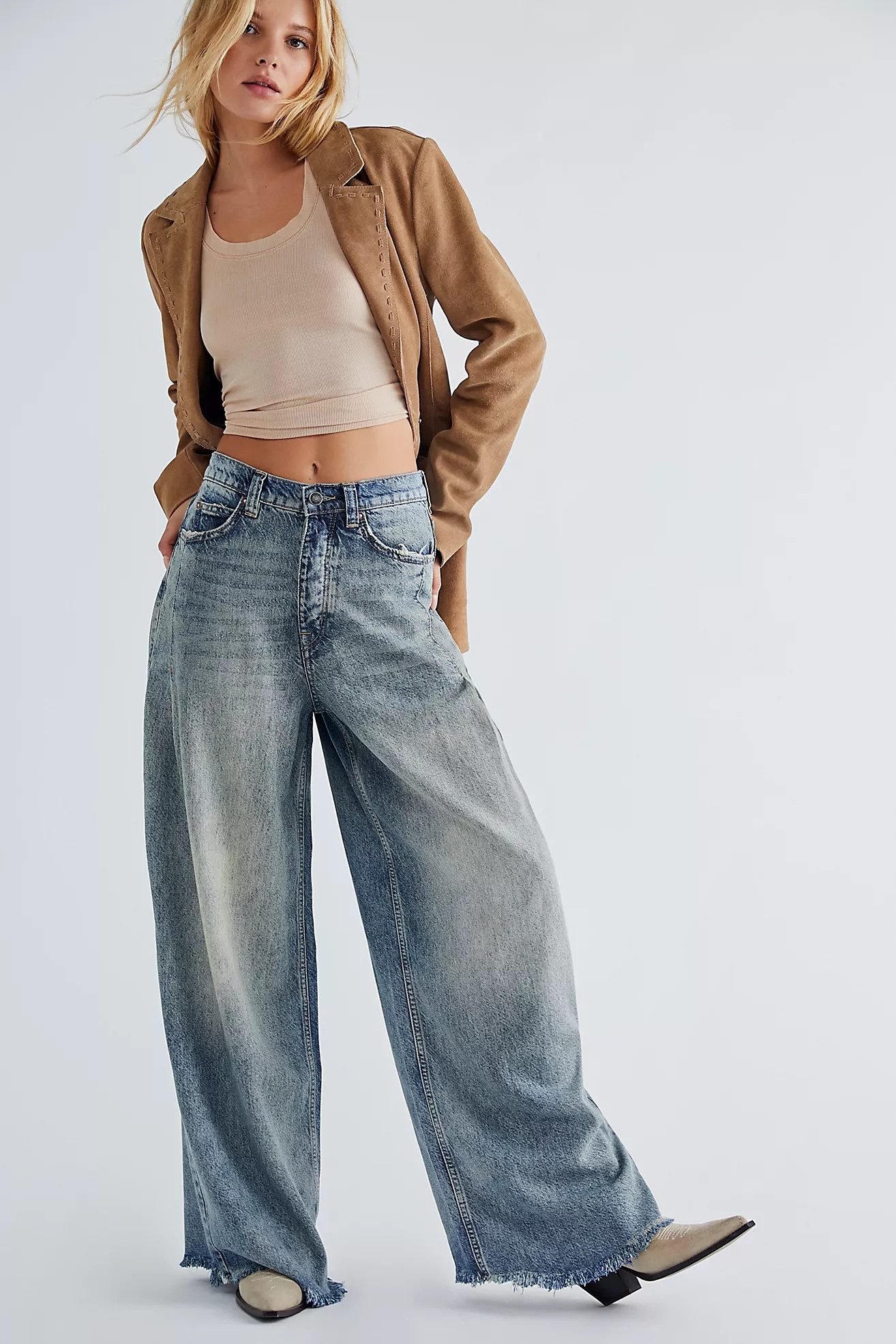 We The Free Old West Slouchy Jeans | Free People (Global - UK&FR Excluded)