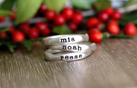 Personalized Ring  Custom Name Ring  Stacking Rings  Dainty | Etsy | Etsy (US)