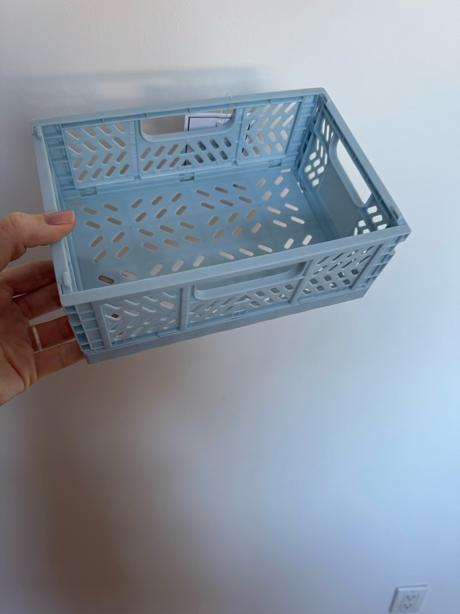 Baby blue small storage crates for baby boys nursery
Comes in a size medium and large  also



#LTKSeasonal #LTKHome #LTKBaby
