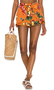 Agua Bendita x REVOLVE Roxanne Short in Orange Blooming from Revolve.com | Revolve Clothing (Global)