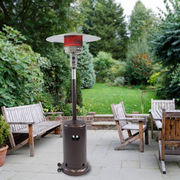 Deluxe Patio Heater Hammered Bronze - Dyna-Glo | Target