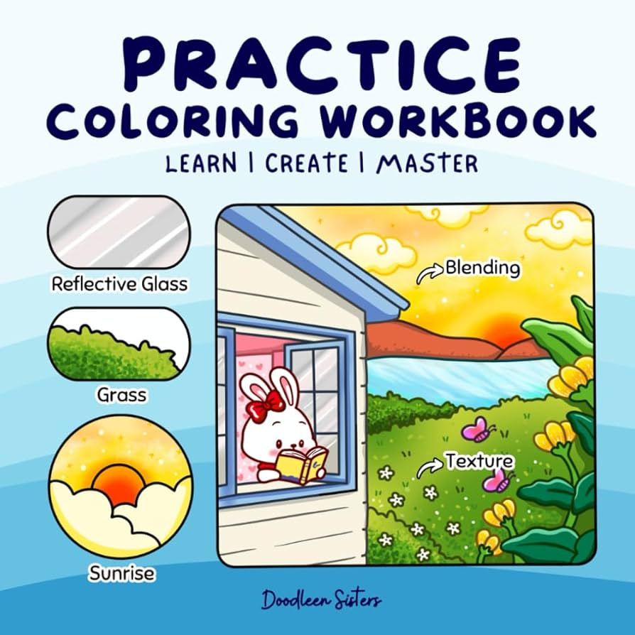Your Ultimate Practice Coloring Workbook - A Coloring Book to Master Blending, Coloring Technique... | Amazon (US)