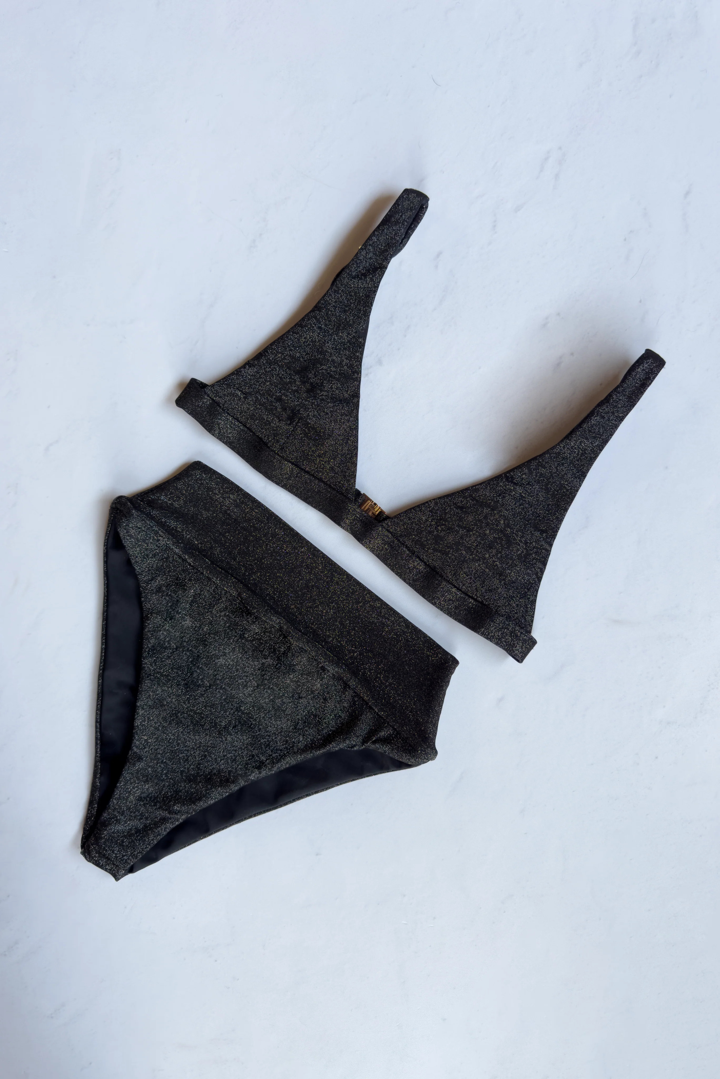 Calypso Top - Black Sparkle | Skatie LLC