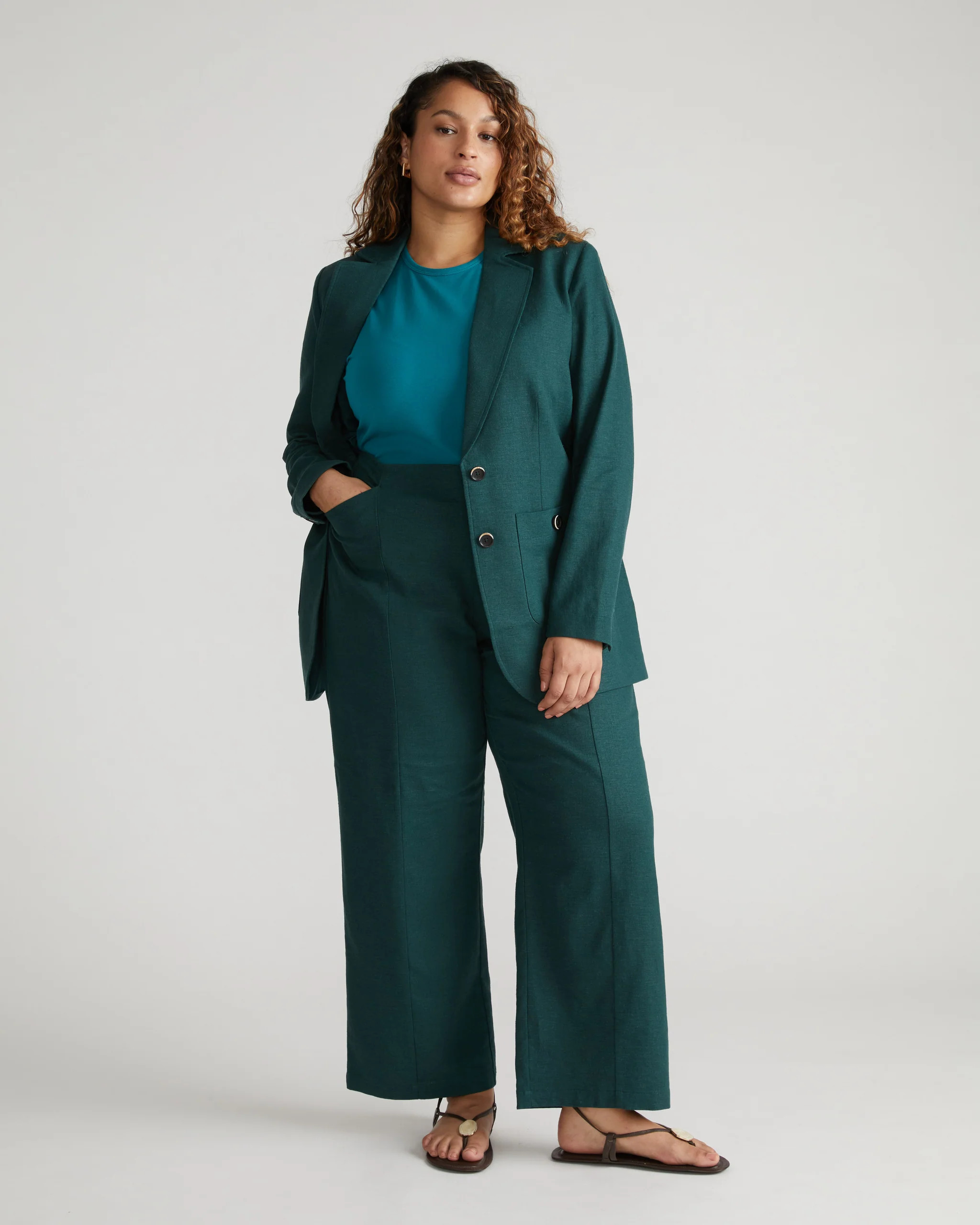 Coastal Linen Pants - Sea Moss | Universal Standard