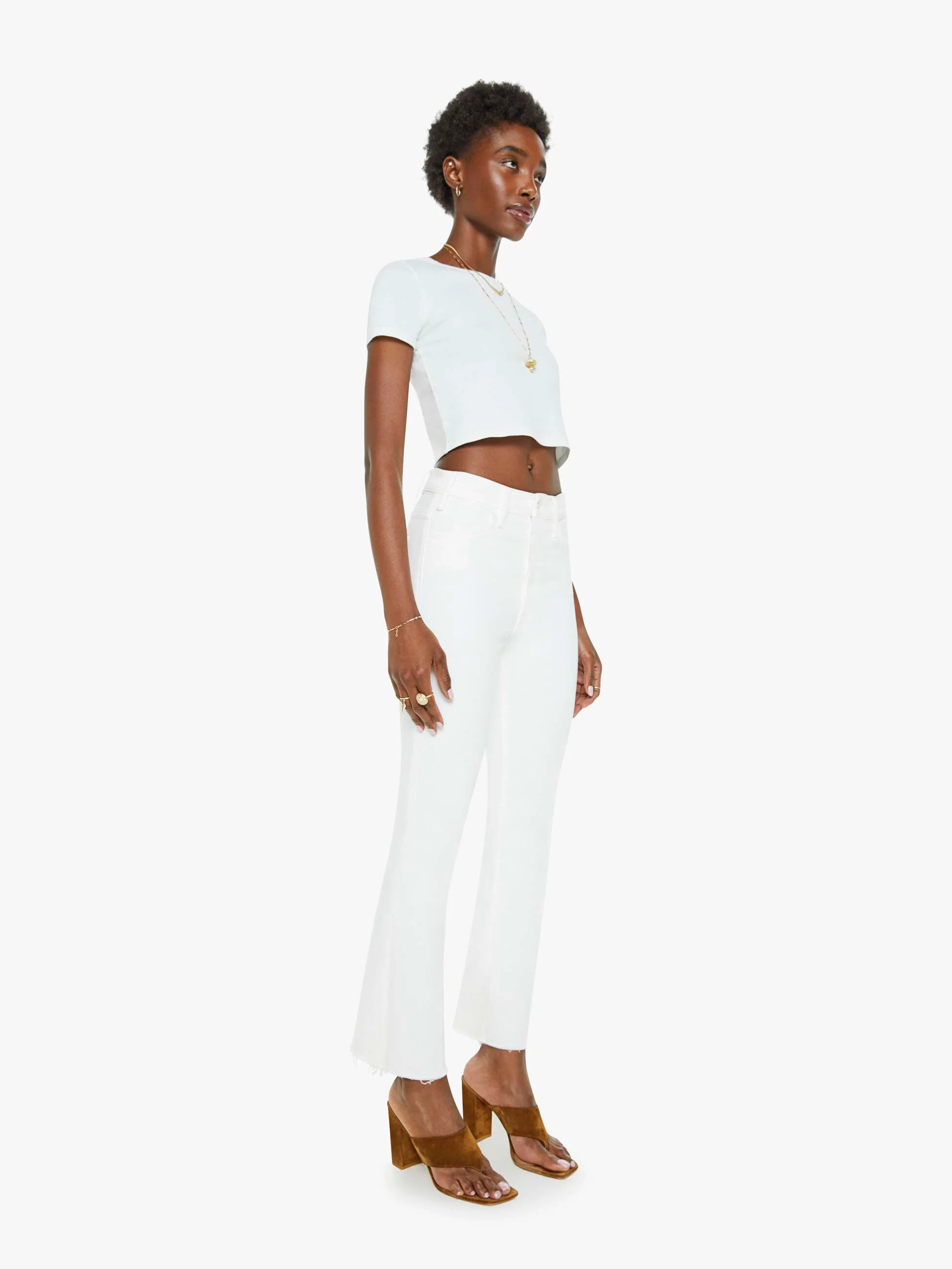 The Hustler Ankle Fray - Fairest Of Them All | Mother Denim