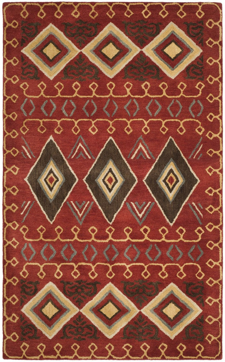 Safavieh Heritage HG404A Red - Multi Area Rug | RugStudio.com