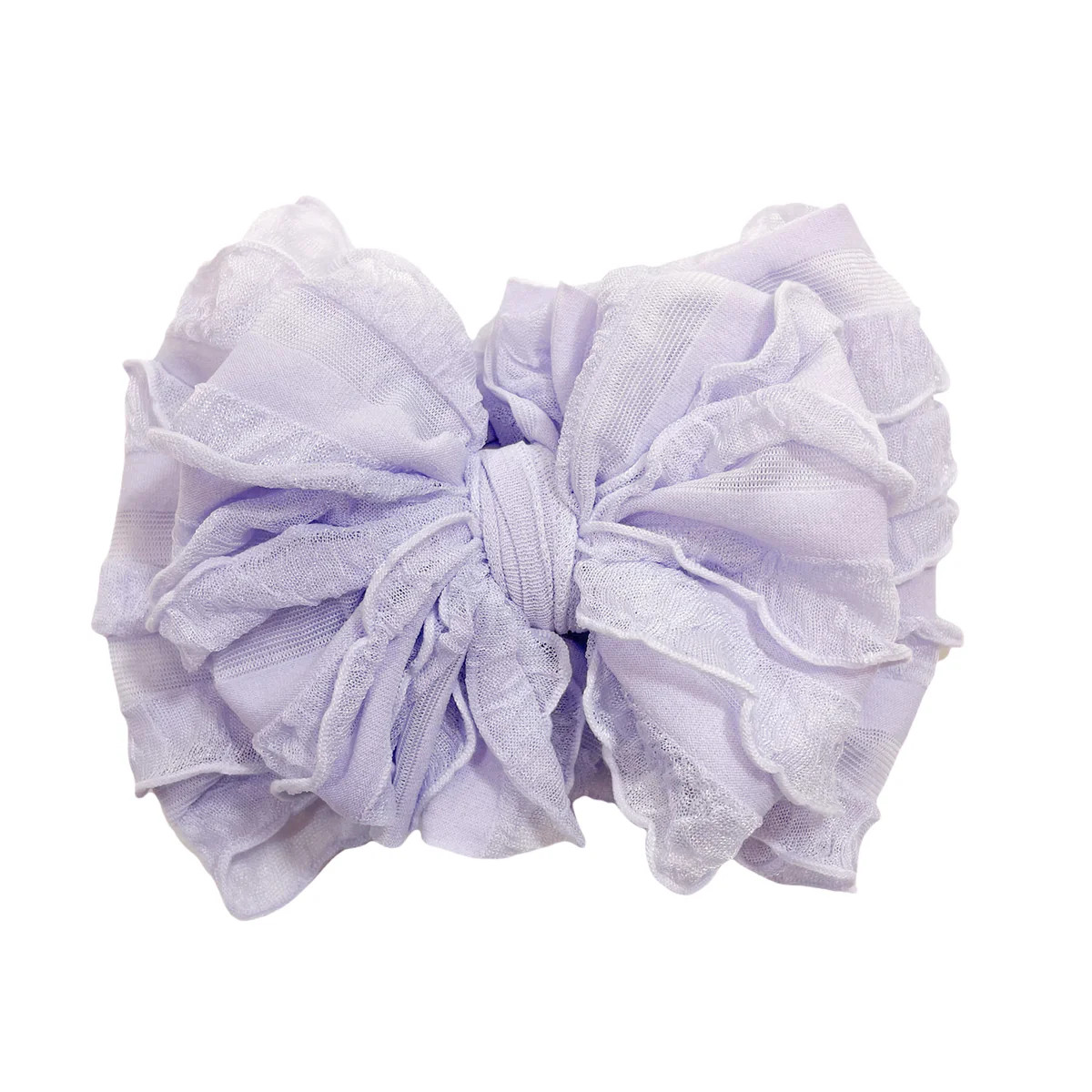 Ruffled Headband- Lavender | Rockin Royalty