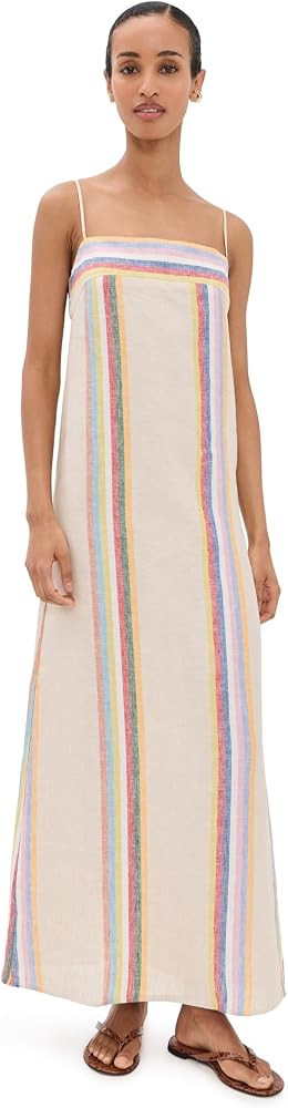 STAUD Women's Laura Linen Dress | Amazon (US)