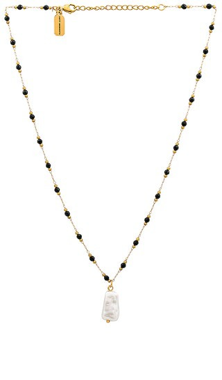 Arne Necklace in Black | Revolve Clothing (Global)