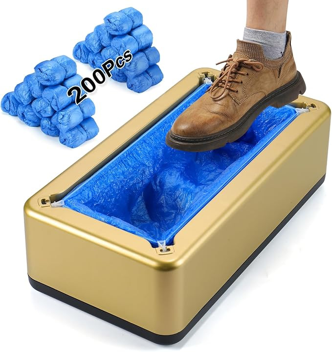 Shoe Cover Machine with 200pcs Shoe Covers Disposable, User-Friendly and Reliable Shoe Cover Disp... | Amazon (US)